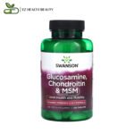 الجلوكوزامين و الكوندرويتين وال msm لصحة المفاصل 120 قرصًا Glucosamine, Chondroitin & MSM Swanson