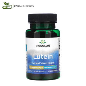 كبسولات اللوتين لصحة العين 20 مجم 120 كبسولة Lutein High Potency Swanson