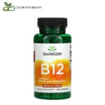 Vitamin B12 Capsules Energy and Metabolism Swanson 500 mcg 250 Capsules