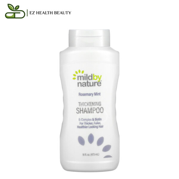 Hair Thickening Shampoo B-Complex &Amp;Amp; Biotin Rosemary Mint Mild By Nature 16 Fl Oz (473 Ml)