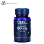 Optimized Chromium with Crominex 3+To Boost Cellular Energy Life Extension 500 mcg 60 Vegetarian Capsules