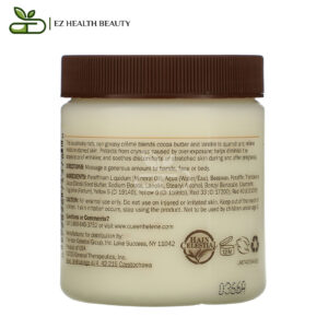 Cocoa butter face and body cream ingredients