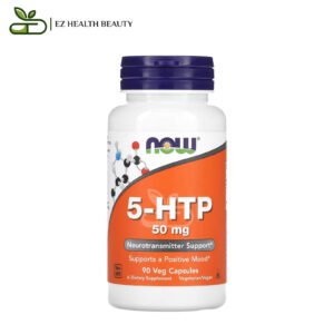 5htb مكمل لتحسين المزاج وتخفيف التوتر 50 مجم 90 كبسولة نباتية - NOW Foods 5-HTP, 50 mg, 90 Veg Capsules