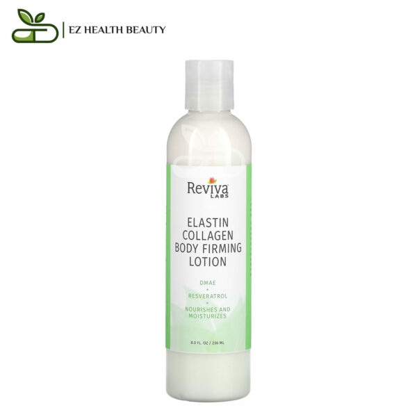 ريفيفا لابس لوشن تدليك لعلامات تمدد الجلد وشد الجسم 236 مل - Reviva Labs, Elastin Collagen Body Firming Lotion, 8 Fl Oz (236 Ml)