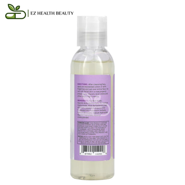 تونر حمض الجليكوليك للوجه من ريفيفا لابس 118 مل - Reviva Labs, Glycolic Acid Facial Toner, 4 Fl Oz (118 Ml)