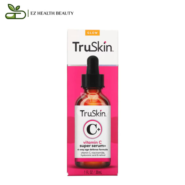 Truskin Vitamin C Super Serum+, 1 Fl Oz (30 Ml)