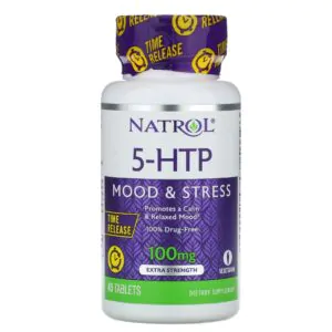 Natrol mood and stress with 5 HTP time release - 100 mg 45 tablets