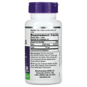 Natrol biotin plus tablets for hair growth