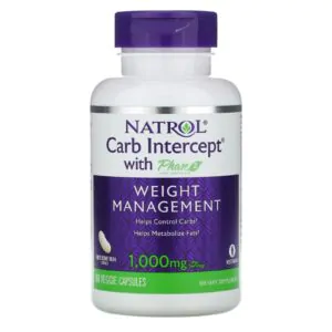 Natrol Carb Intercept with Phase 2 Carb Controller - 500 mg - 60 Veggie Caps