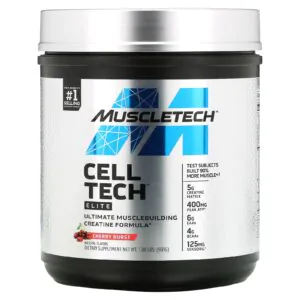 MuscleTech Cell Tech Elite creatine powder for muscle building