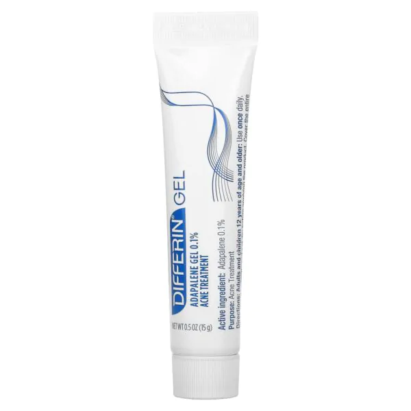 Differin Adapalene Gel 0.1 % Acne Treatment 15 G