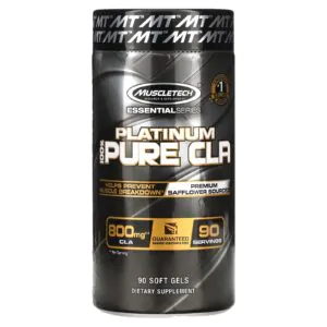 Essential Series - Platinum 100% Pure CLA - 800 mg - 90 Soft Gels - MuscleTech