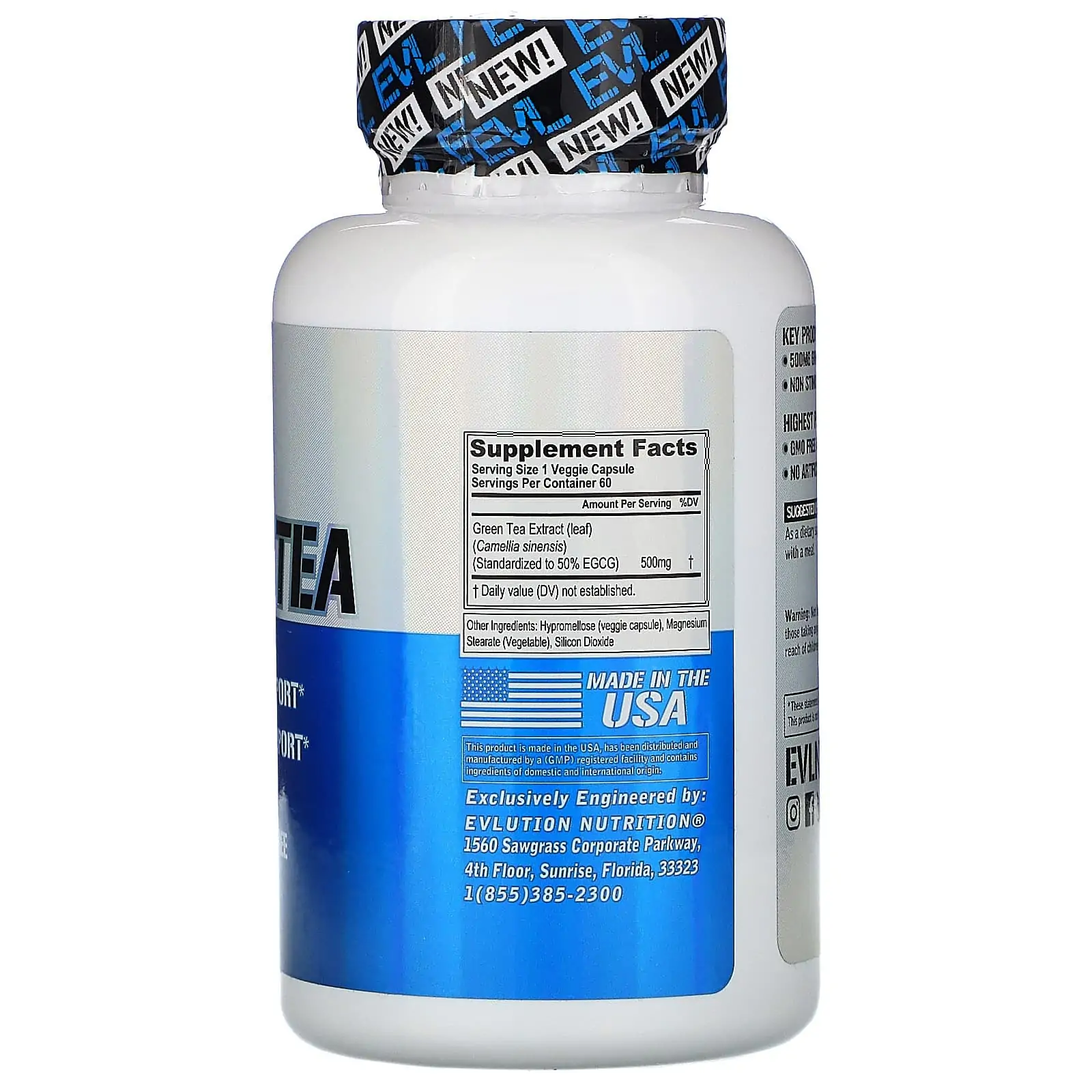 Evlution Nutrition Green Tea Extract Capsules