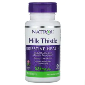 Natrol Milk Thistle Capsules digestive health capsules - 60 Veggie Capsules