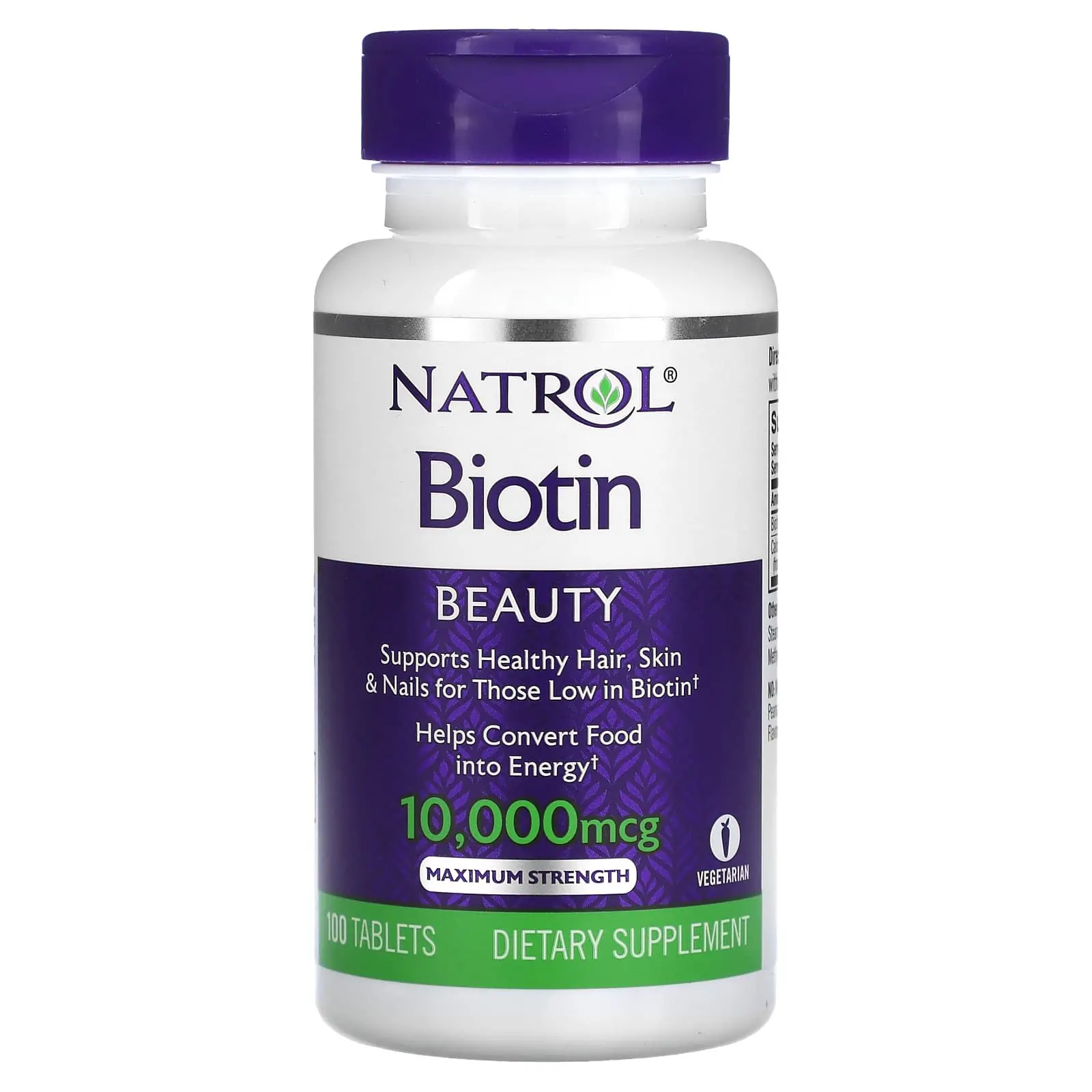 حبوب بيوتين 10000 Natrol Biotin Maximum Strength 10,000 Mcg