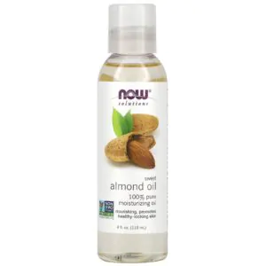 Now food Solutions Sweet Almond Oil 100% pure oil - 4 fl oz (118 ml)