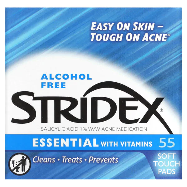 Stridex Acne Pads With Cyclic Acid And Vitamins – 55 Soft Touch Pads