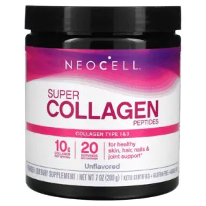 بودر كولاجين نيوسيل لتحسين صحة الجسم Super Collagen Peptides NeoCell 200 جم