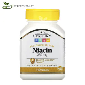 Niacin capsules for energy and circulatory