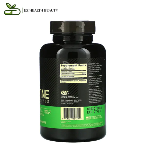 Micronized Creatine Capsules