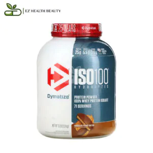 Dymatize Iso 100 ديماتيز إيسو 100 المتحلل مائيًا بروتين مصل اللبن المعزول بنكهة الشوكولاتة وزبدة الفول السوداني 2,3 كجم