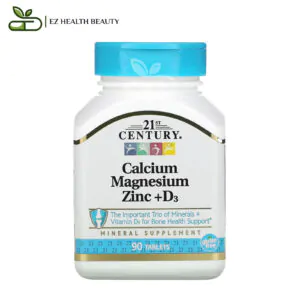 21st Century calcium magnesium zinc vitamin d3 tablets builds healthy bones and teeth