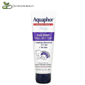 Aquaphor diaper rash paste provides immediate soothing relief