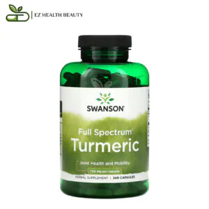 كبسولات الكركم لدعم المفاصل 360 مجم 240 كبسولة Full Spectrum Tumeric Capsules Swanson