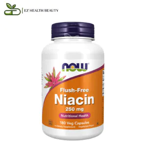 نياسين فيتامين فلاش فري للصحة الغذائية 250 مجم 180 كبسولة نباتية Flush-Free Niacin Now foods