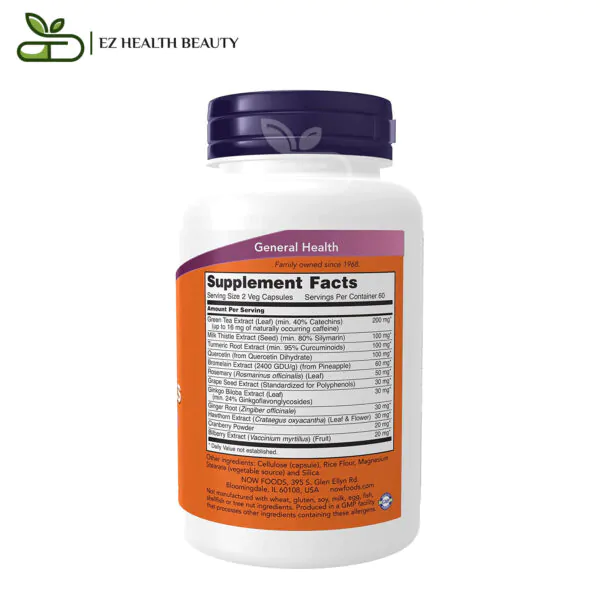 Now Foods Super Antioxidants 120 Veg Capsules For Enhancing Body Health