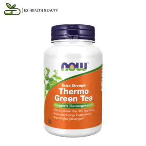 كبسولات شاي أخضر حراري لدعم توليد الطاقة 90 كبسولة نباتية Thermo Green Tea Now Foods