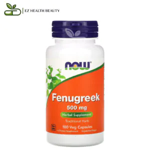 كبسولات خلاصة الحلبة لتحسين الصحة العامة 500 مجم 100 كبسولة Fenugreek Caps Now Foods