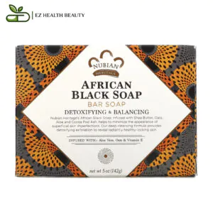 قالب الصابون الأفريقي الأسود لتوازن البشرة 142 جرامًا African Black Soap Nubian Heritage