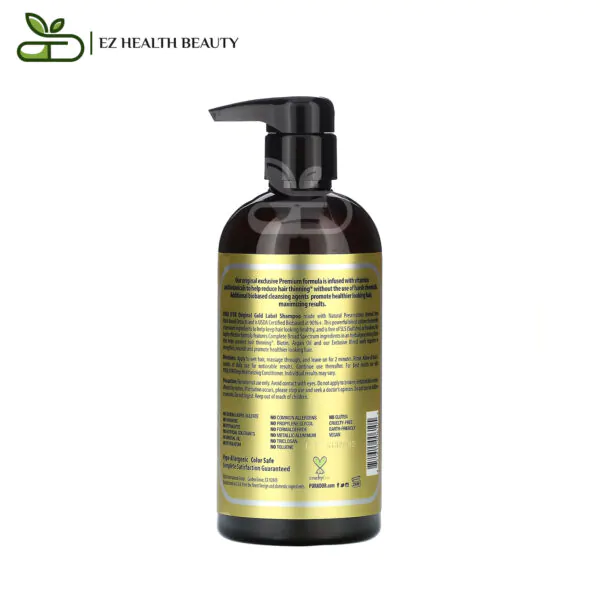 Anti-Hair Thinning Biotin Shampoo Pura D'Or 16 Fl Oz (473 Ml)