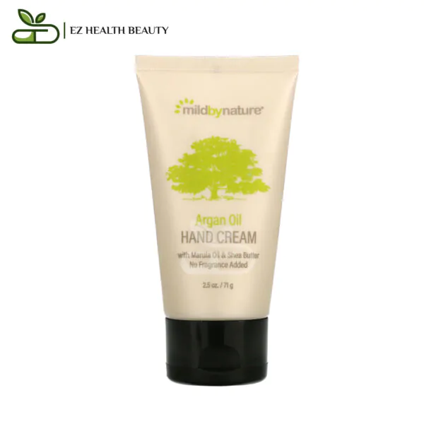 Argan Oil Hand Cream With Marula Oil &Amp;Amp; Coconut Oil Plus Shea Butter Soothing And Unscented Mild By Nature 2.5 Oz (71 G)