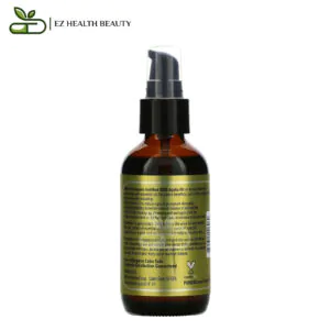 زيت الجوجوبا العضوي النقي 100% والمعصور على البارد لمعالجة الجسم والشعر والبشرة 118 مل Pure Cold Pressed Organic Jojoba Oil Pura D'or